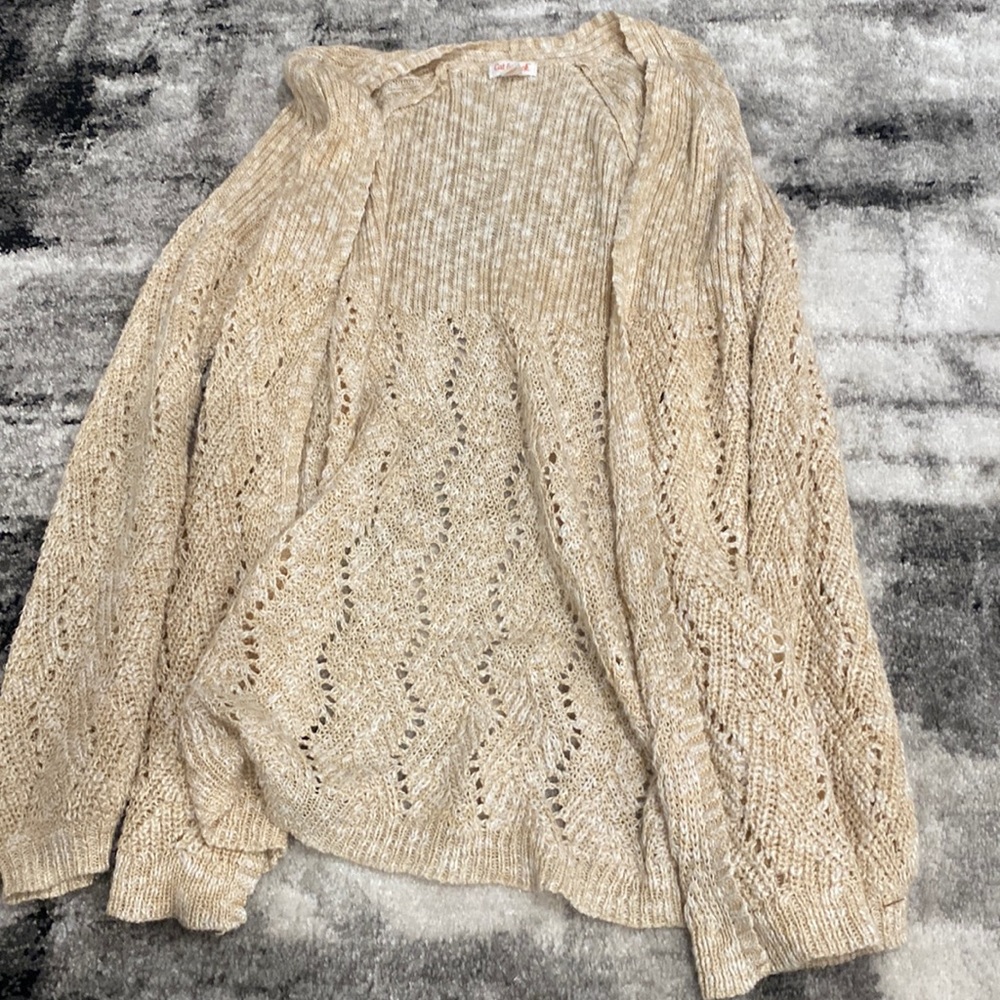Target cream cardigan